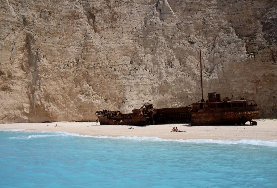 Free Image of Navagio Beach 
