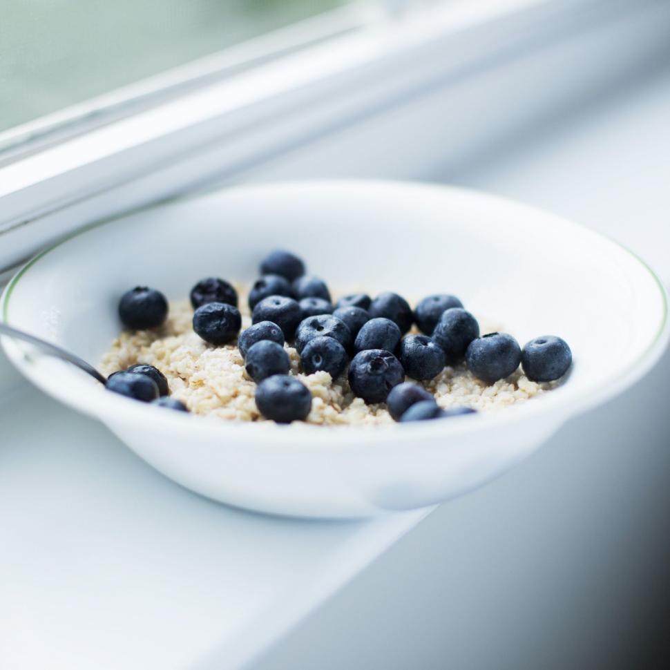 Free Image of Blueberry Oatmeal 