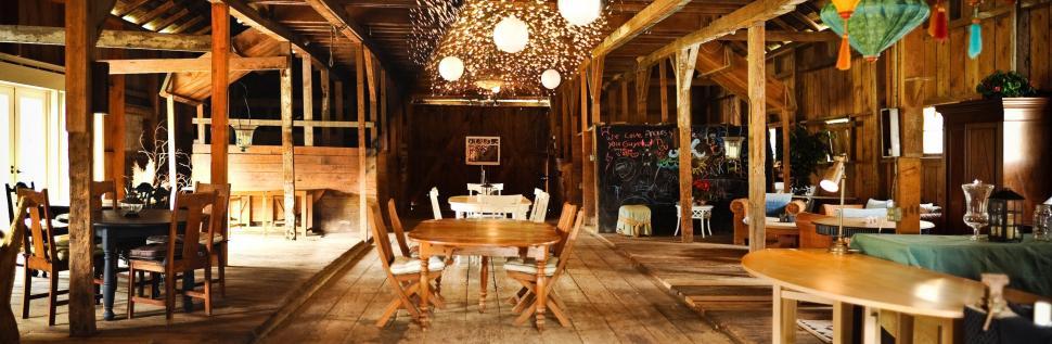 Free Image of Dining Room of Restaurant  