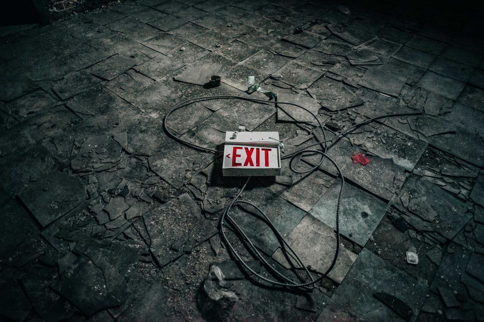Free Image of EXIT light box 