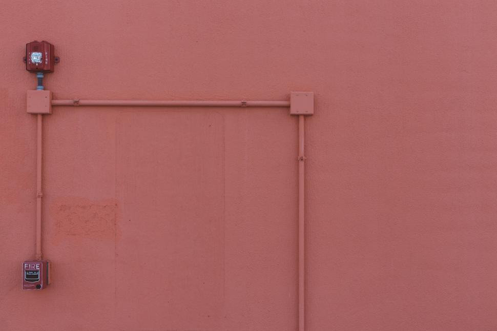 Free Image of Fire Alarm on Wall  