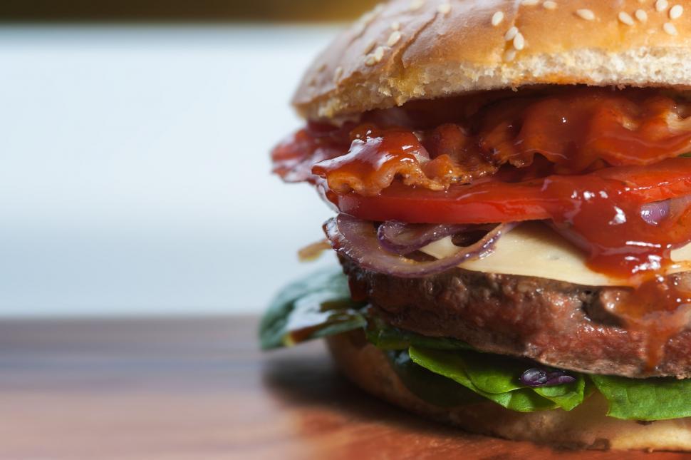 Free Image of Hamburger - Ready to eat  