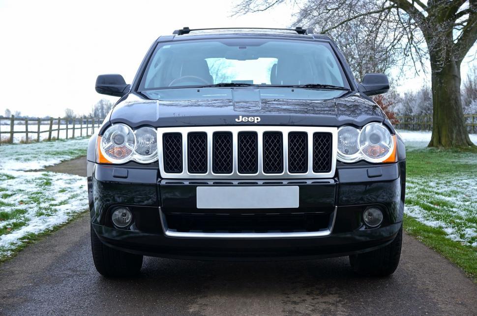 Free Image of Bonnet of Jeep SUV Car  