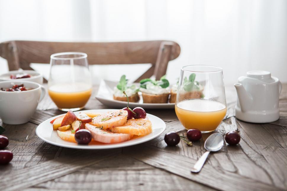 Free Image of Fruits and Juice  