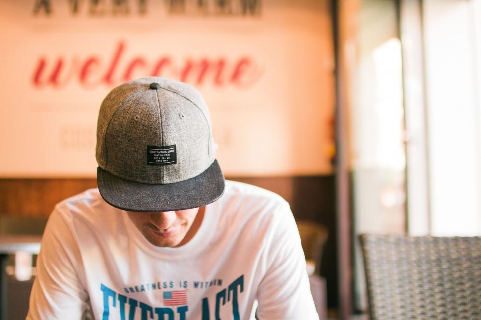 Free Image of Young Man in Cap  
