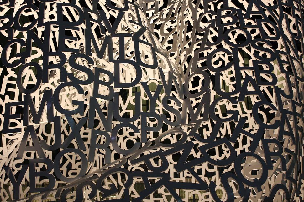 Free Image of Alphabet letters design - texture  