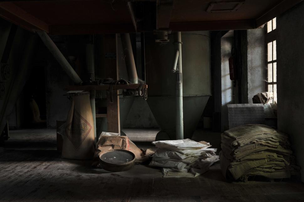 Free Image of Abandoned clothes and furniture  
