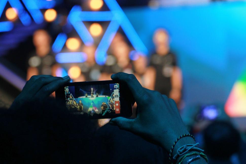 Free Image of Capture Music Concert on Phone  