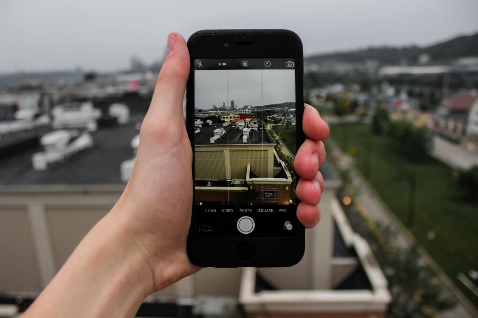 Free Image of Taking Picture With Smartphone  