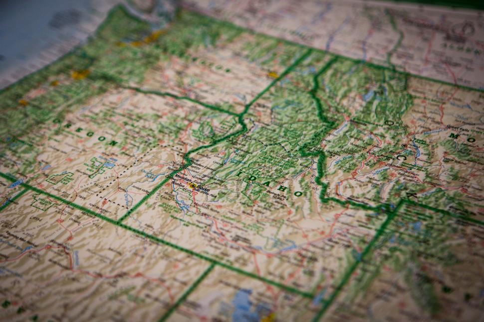 Free Image of Geography of Idaho 