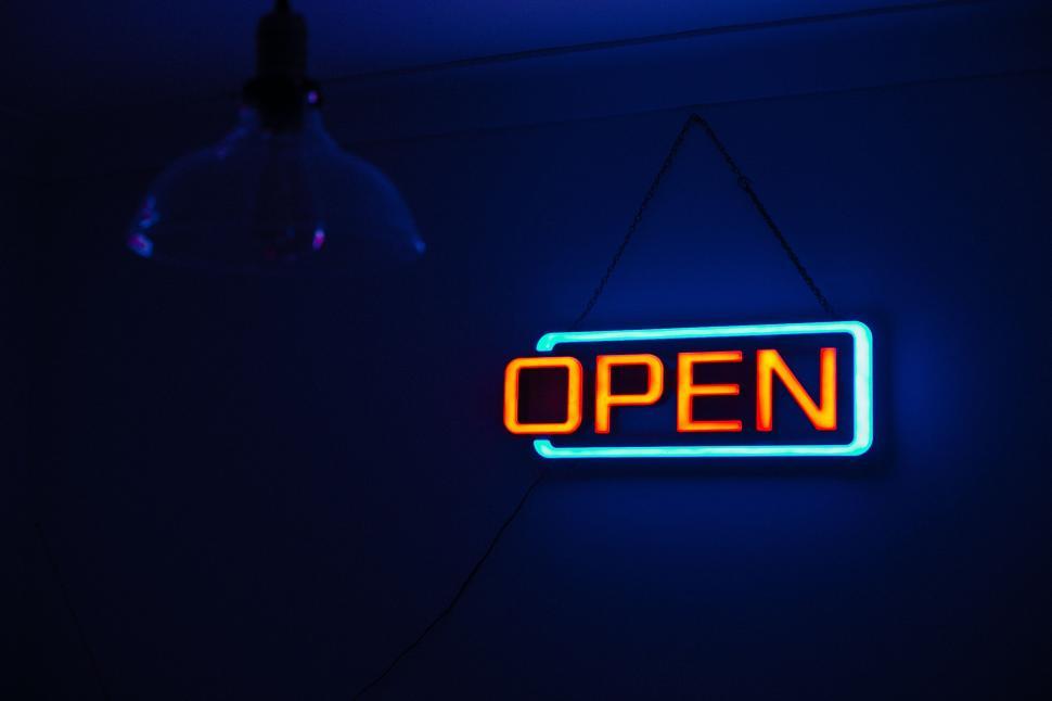 Free Image of OPEN - Signage  