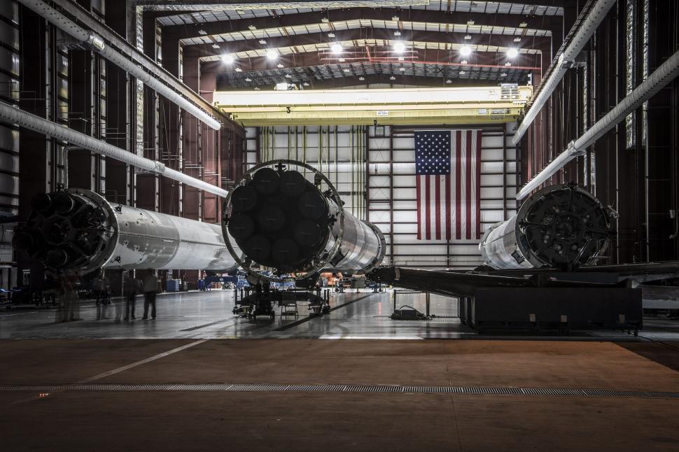 Free Image of People and Three Rockets  