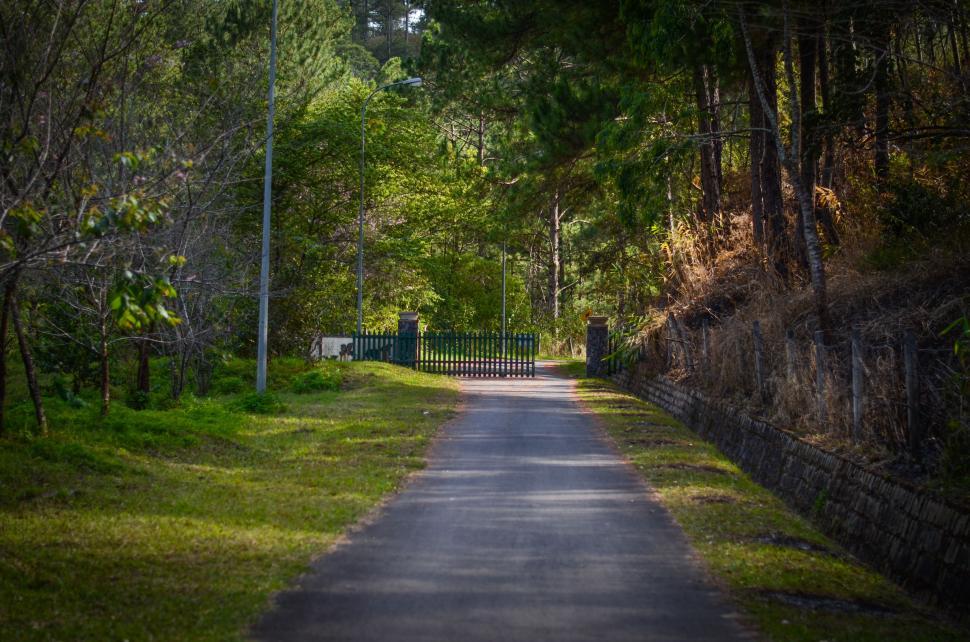 Free Image of House Gate and Road  