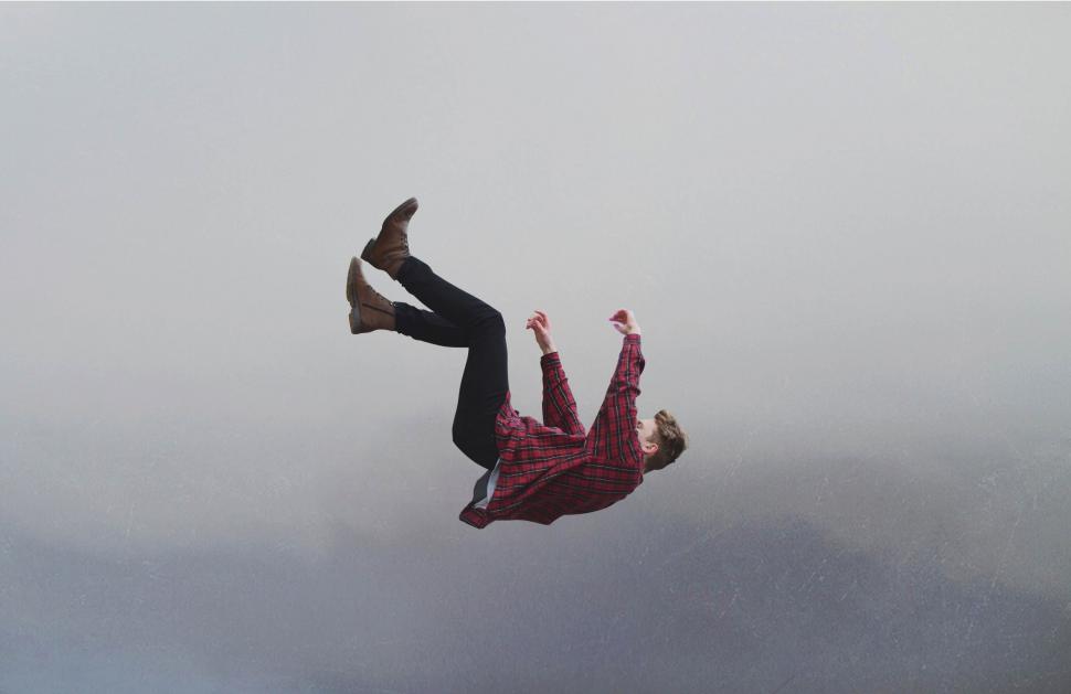 Free Image of Young Man in The Air  