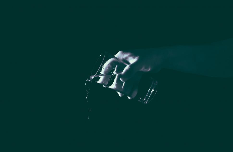 Free Image of Pouring Water Out of Glass  