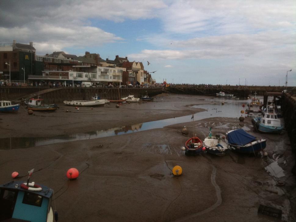 Free Image of Beach Sand with Boats  