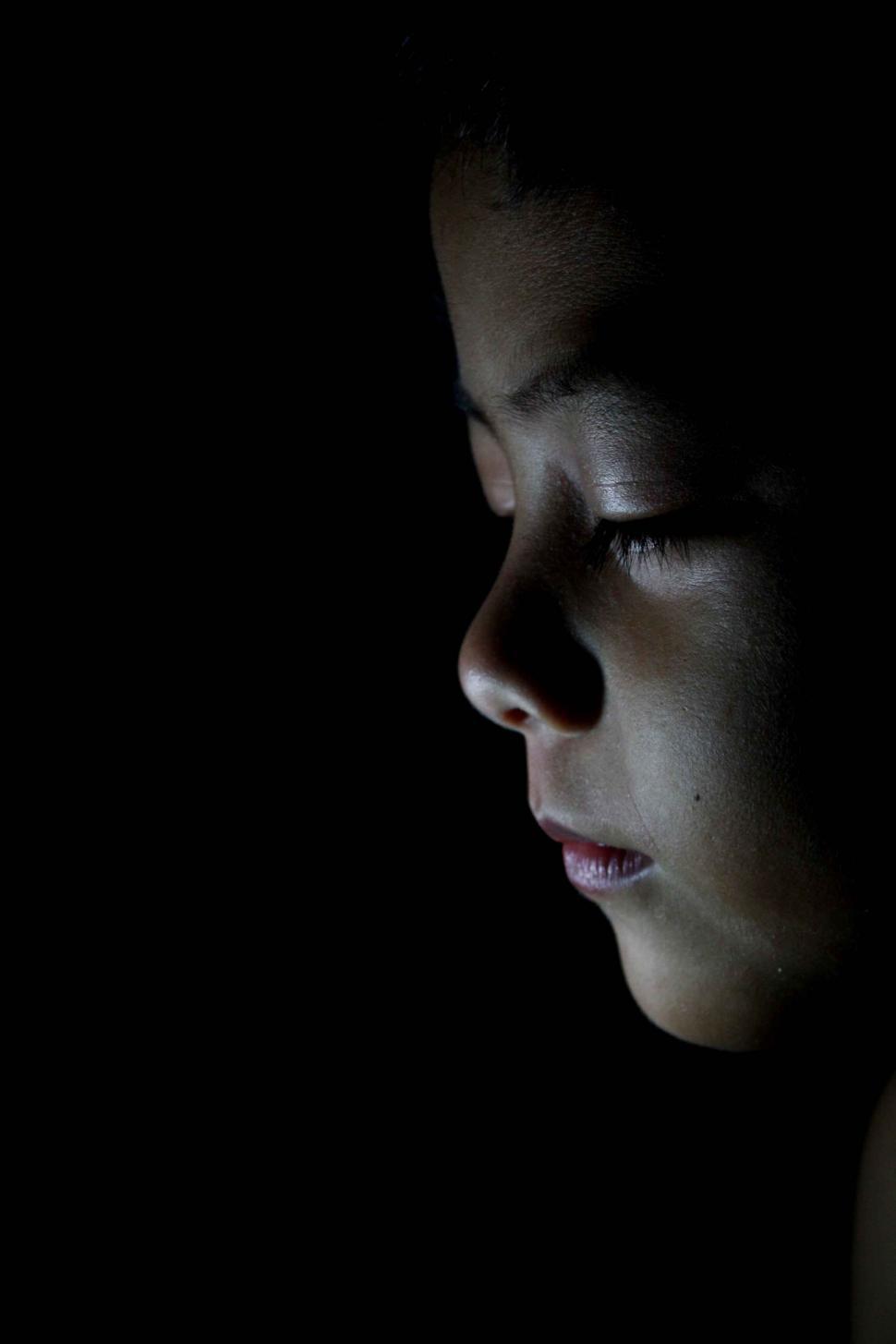 Free Image of Child Face Profile  