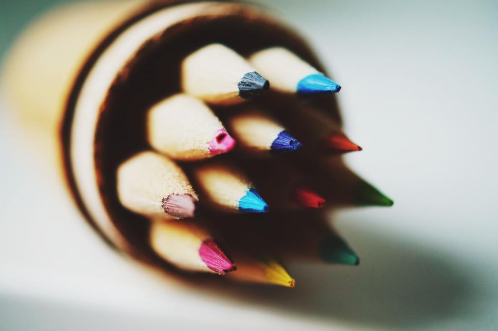 Free Image of Colored pencils 