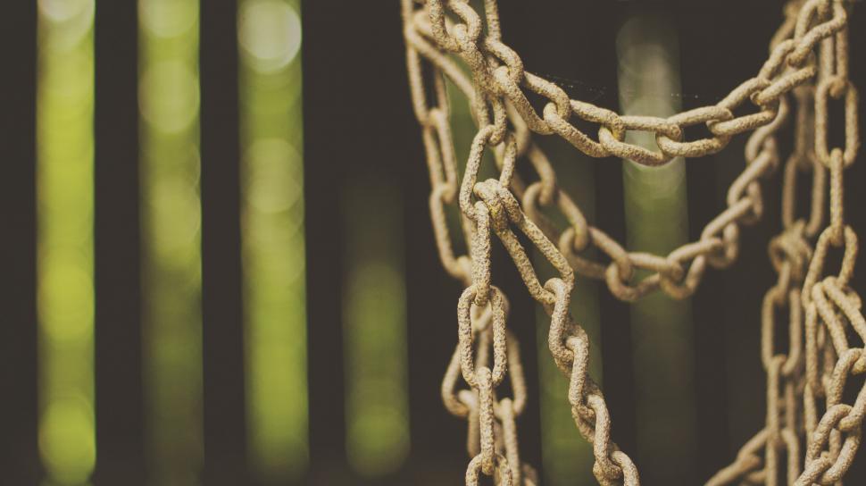 Free Image of Rusted Chain  