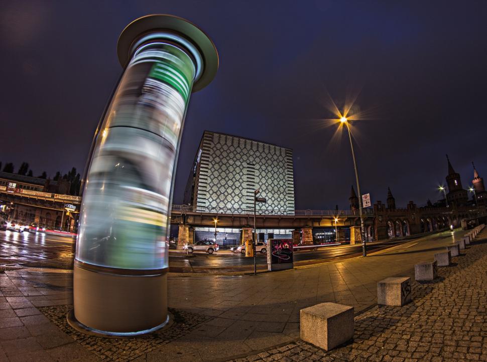 Free Image of Fish-eye View of Berlin Street 