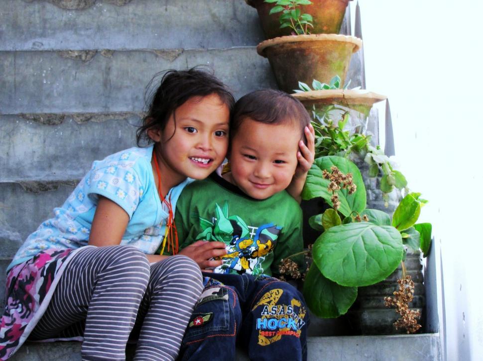 Free Image of Bhutanese Children 