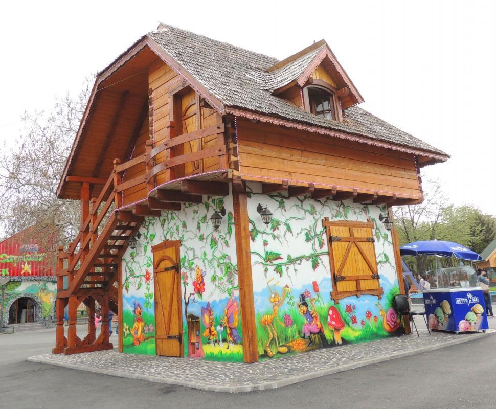 Free Image of Colorful play house  