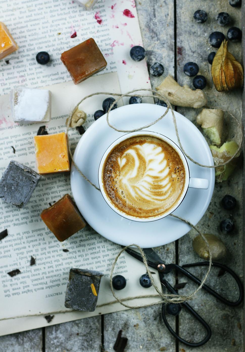 Free Image of Caffe latte 