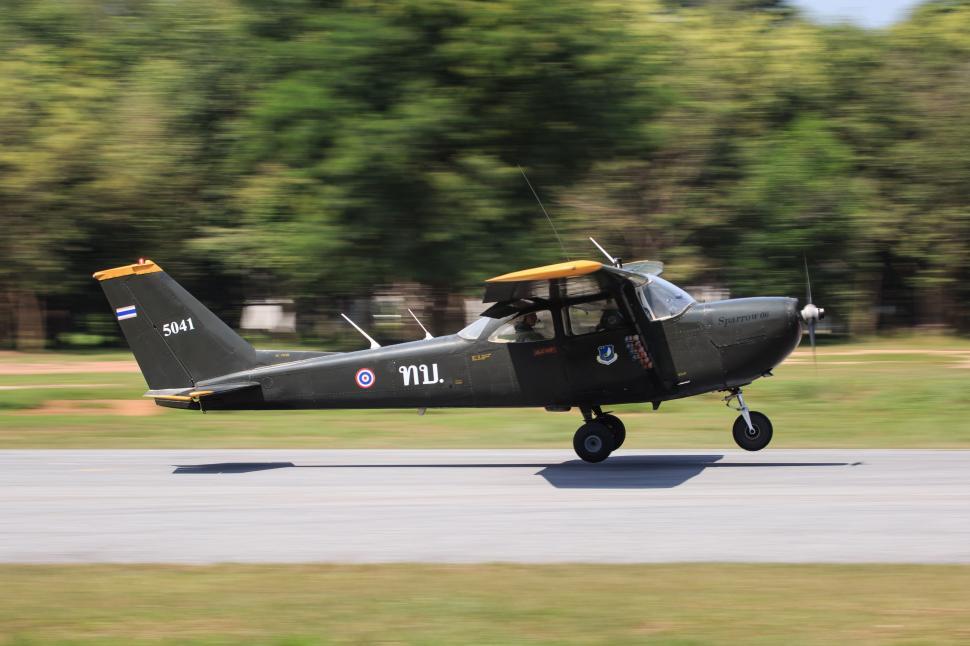 Free Image of Small Aircraft - Speed Effect  