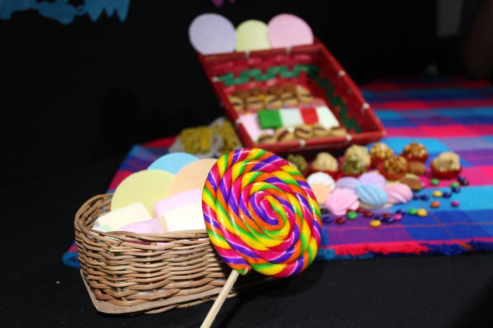 Free Image of Colorful Candies  