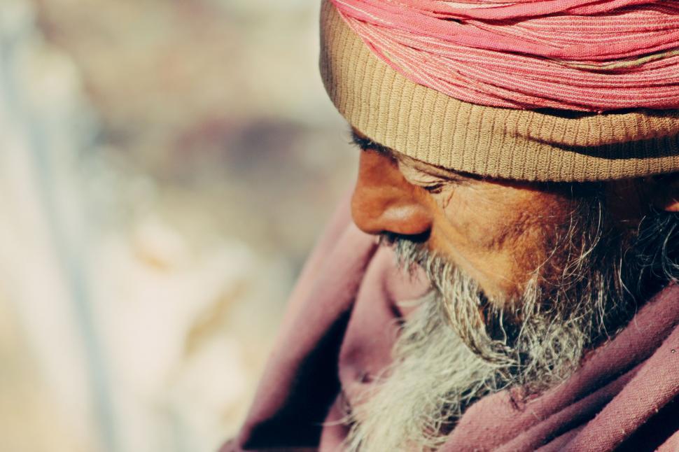 Free Image of Long bearded man 