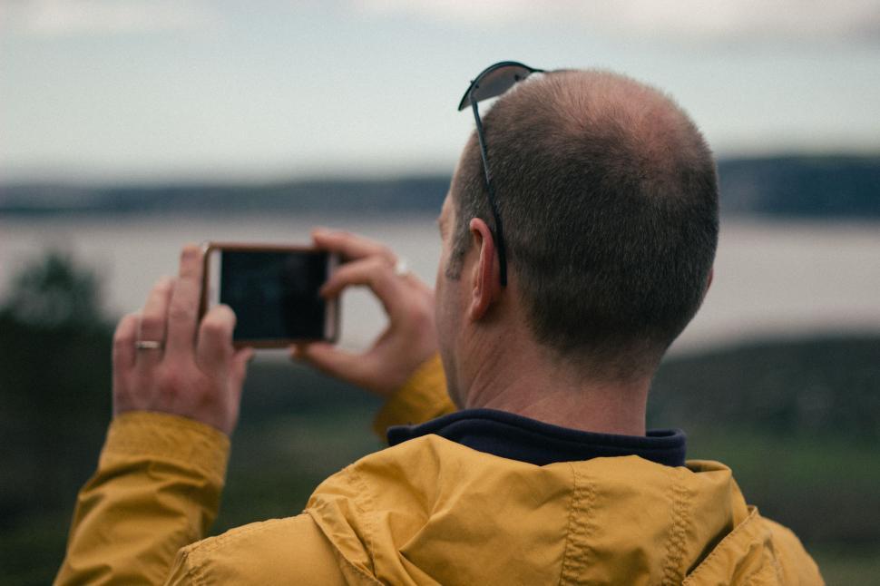 Free Image of Taking Picture With Mobile-phone  