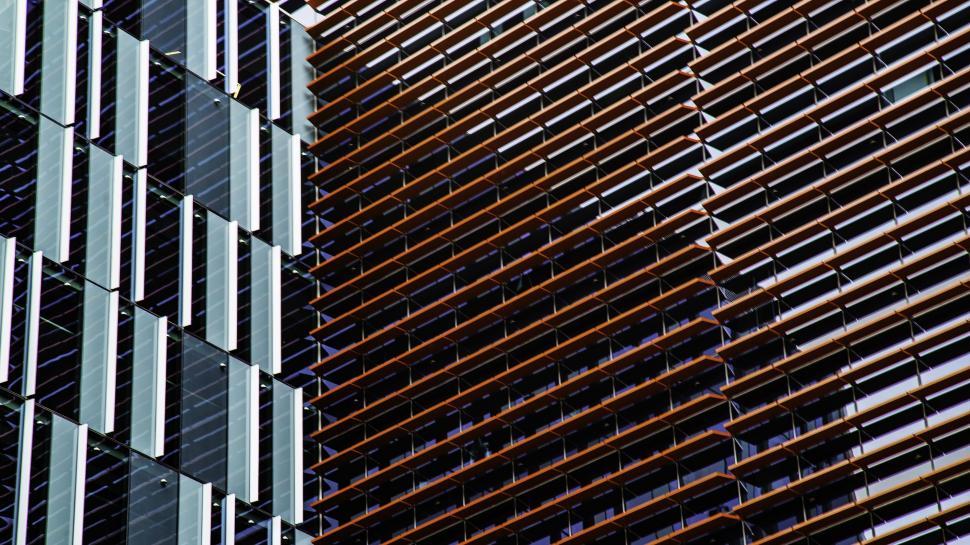 Free Image of Glass Facade on Building  