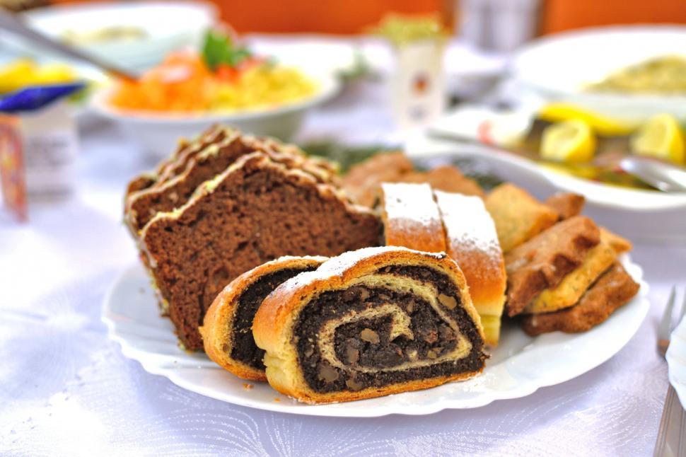 Free Image of Chocolate Swiss Roll 
