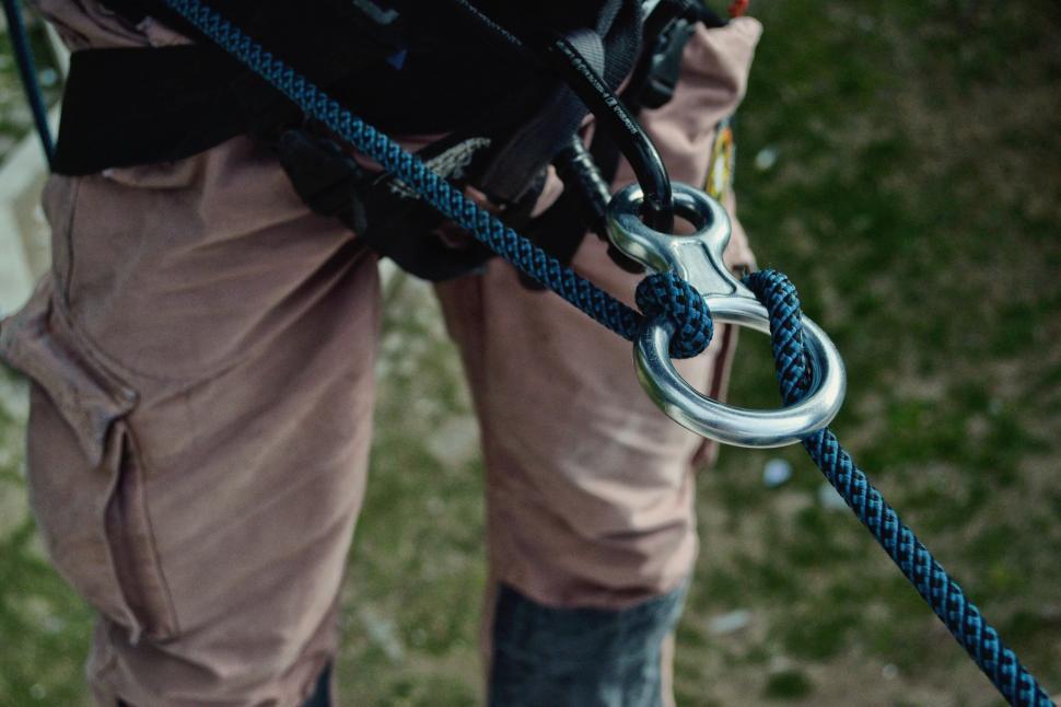 Free Image of Metal carabine for mountaineering 