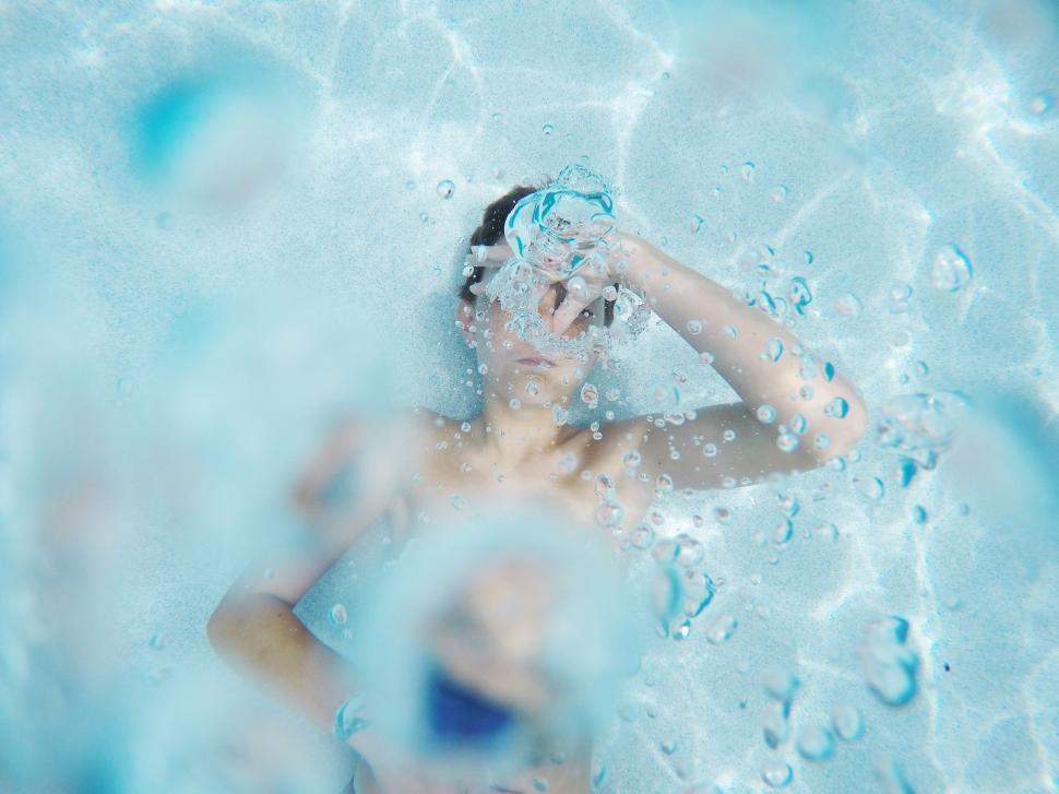 Free Image of Boy in Swimming Pool  