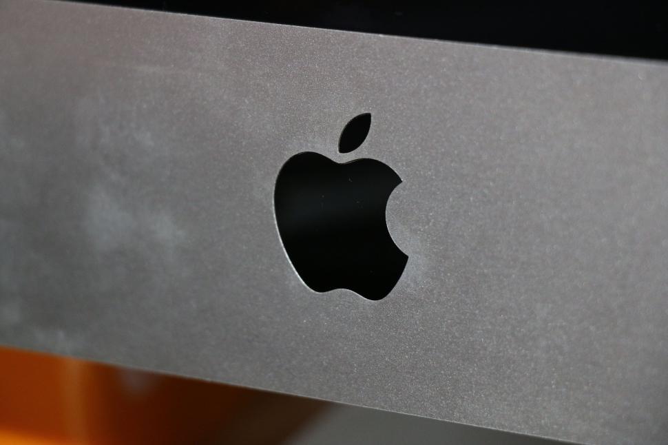Free Image of Apple Logo on Computer  