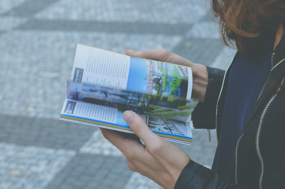 Free Image of Reading Magazine  