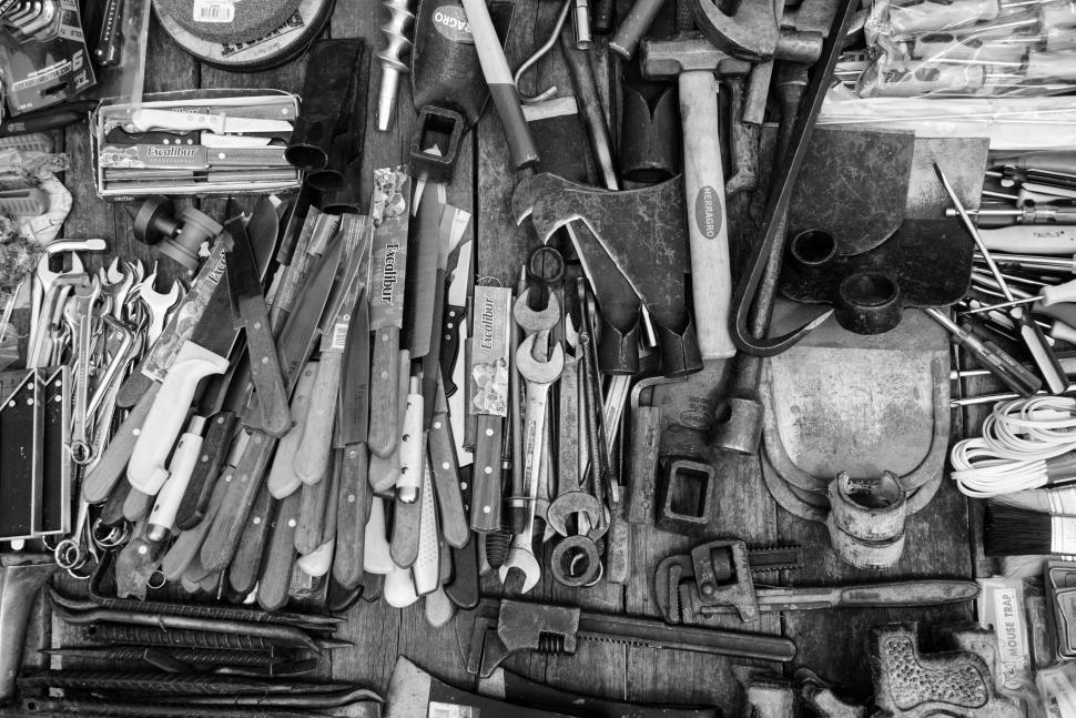 Free Image of Metal Tools 