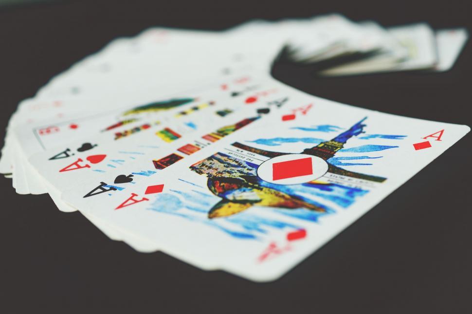Free Image of Ace cards 