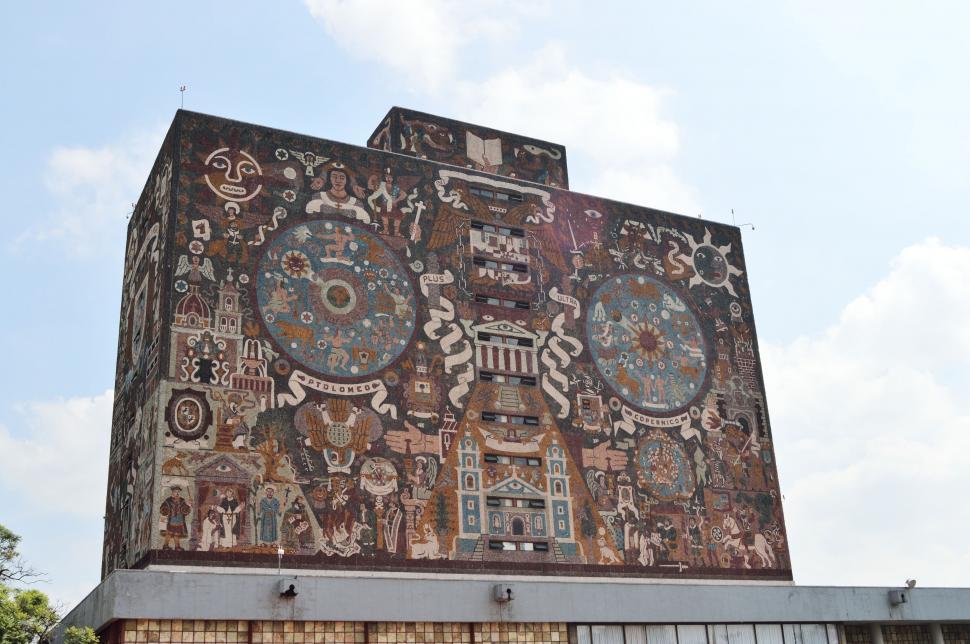 Free Image of Graffiti on University Wall  