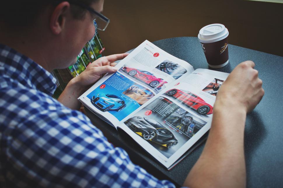 Free Image of Car Magazine  