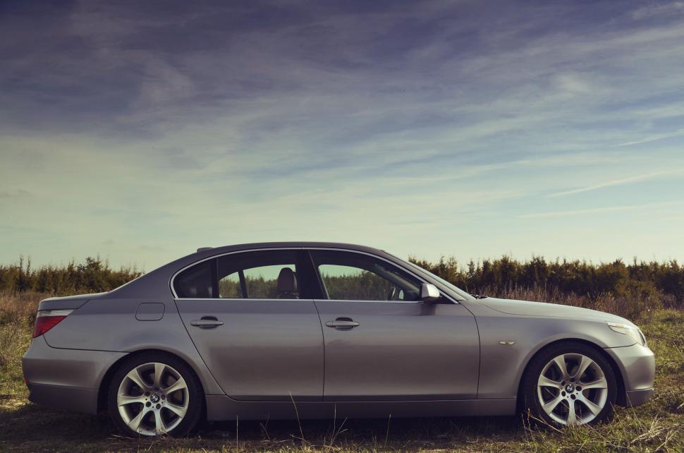 Free Image of Side View of BMW Car  