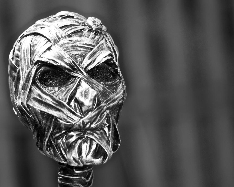 Free Image of Metal Skull  