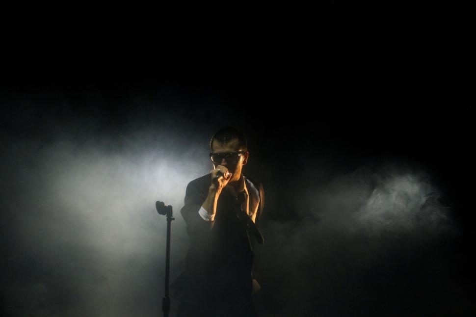Free Image of Male Musician on Stage  