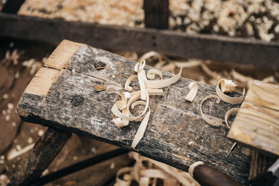 Free Image of Wood shavings 