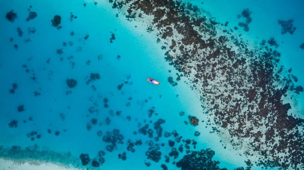 Free Image of Top View of Beach  