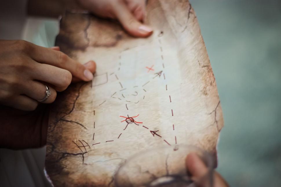 Free Image of Treasure map 