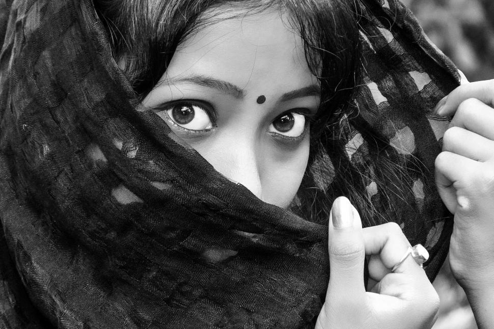 Free Image of Indian Woman in Headscarf 