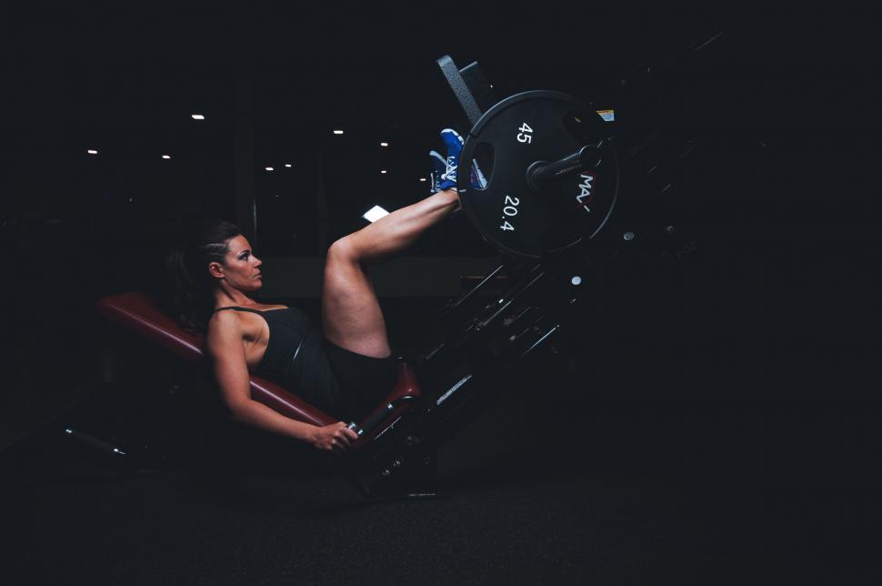 Free Image of Woman in gym  