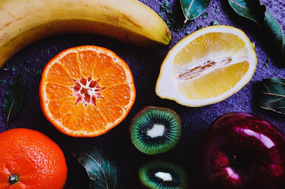 Free Image of Sliced Fruits  